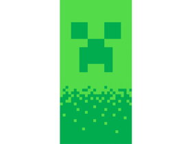 Zielony ręcznik Minecraft
