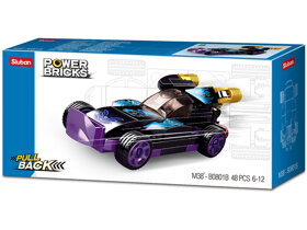 Sluban Samochód nakręcany Purple Raptor