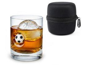 Piłkarska szklanka do whisky z piłką w szkle