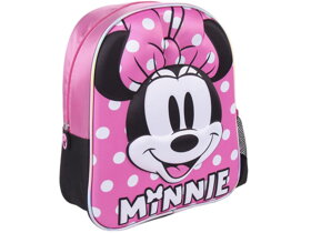 Dziewczęcy plecak 3D w kropki Myszka Minnie