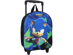 Dziecięcy plecak 3D na kółkach Sonic the Hedgehog