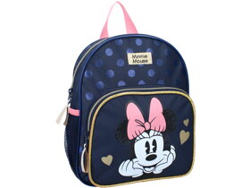 Granatowy plecak Minnie Mouse Glitter Love