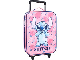 Różowa walizka dziecięca Stitch Made to Roll