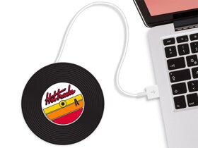 Podgrzewacz USB do napojów w kształcie płyty LP