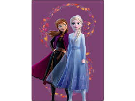 Kocyk dziecięcy Frozen II Anna i Elsa