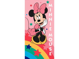 Plážová osuška Minnie Mouse Rainbow Star