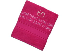 Ręcznik na 60 urodziny dla kobiety CZ