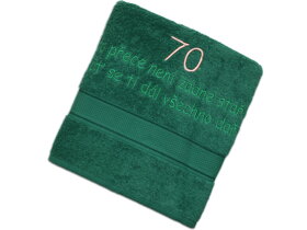 Ręcznik na 70 urodziny dla mężczyzny CZ
