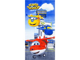 Dziecięcy ręcznik plażowy Super Wings Airport