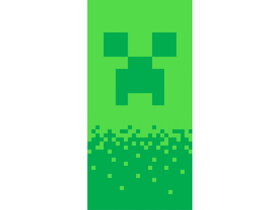 Zielony ręcznik Minecraft