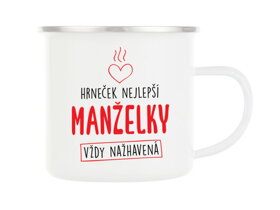 Kubek blaszany dla najlepszej żony CZ