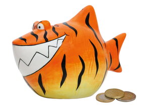 Ceramiczna skarbonka Rekin tygrysi