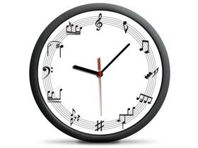 Zegar ścienny dla miłośników muzyki