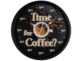 Zegar ścienny dla miłośników kawy