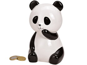 Ceramiczna skarbonka panda