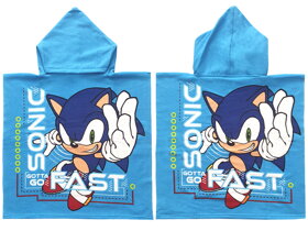 Dziecięce ponczo Sonic the Hedgehog