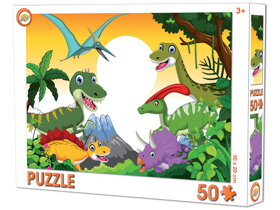 Puzzle dla dzieci Dinozaury - 50 części