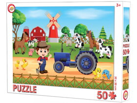 Puzzle dla dzieci Farma - 50 części