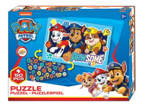 Puzzle Paw Patrol - Marshall, Chase i Rubble - 50 części