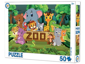 Puzzle dla dzieci ZOO - 50 części