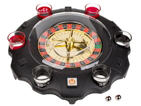 Elektroniczna ruletka alkoholowa z kieliszkami