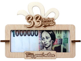 Ramka na pieniądze Twój pierwszy milion 33 CZ