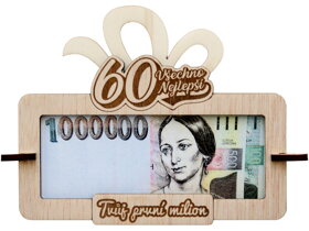 Ramka na pieniądze Twój pierwszy milion 60 CZ