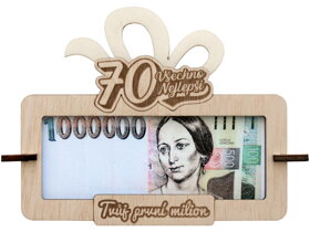 Ramka na pieniądze Twój pierwszy milion 70 CZ