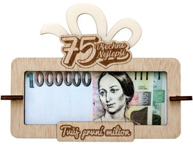 Ramka na pieniądze Twój pierwszy milion 75 CZ