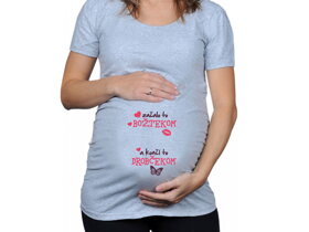 Koszulka ciążowa Zaczęło się od buziaka SK