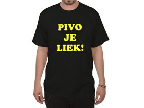 Tričko Pivo je liek - veľkosť L