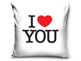 Romantyczna poduszka I Love You