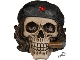 Skarbonka czaszka w czapce wojskowej