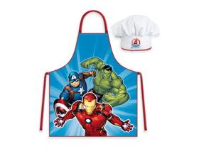 Fartuch dziecięcy z czapką kucharską Avengers