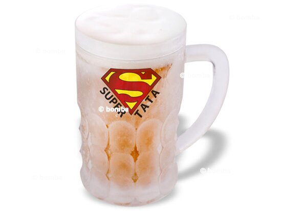 Chłodząca szklanka do piwa Super Tata
