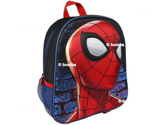 Czarny plecak 3D Spiderman