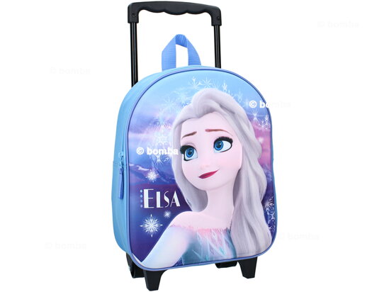 Dziecięca walizka 3D Frozen II - Elsa