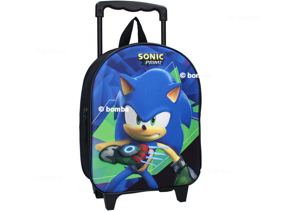 Dziecięcy plecak 3D na kółkach Sonic the Hedgehog