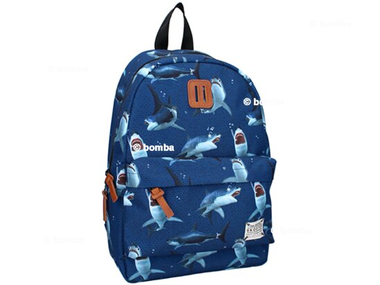 Niebieski plecak Skooter rekiny