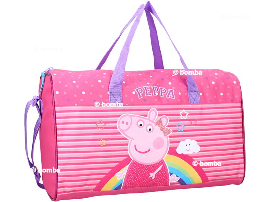 Różowa torba sportowa Peppa Pig
