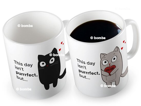 Magiczny kubek z kocim przesłaniem