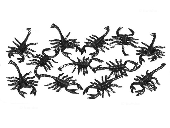 Małe skorpiony - 12 sztuk