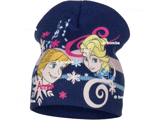 Niebieska czapka Frozen II - Anna i Elsa - rozmiar 52