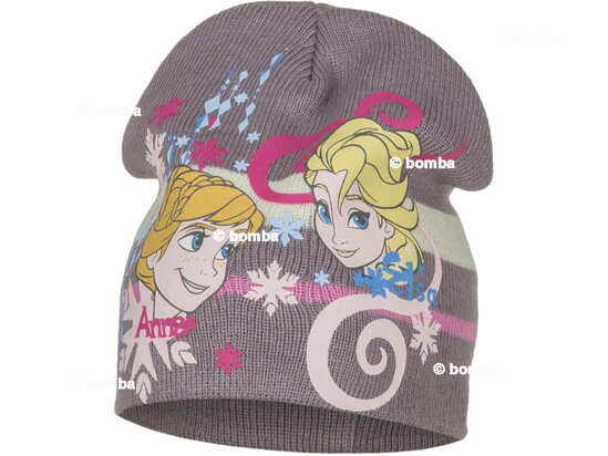 Brązowa czapka Frozen II - Anna i Elsa - rozmiar 54