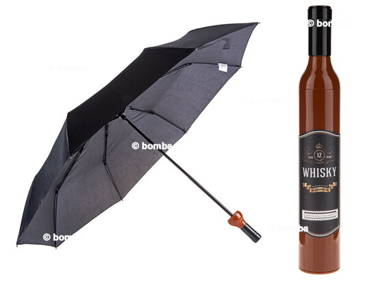 Parasolka w kształcie butelki whisky