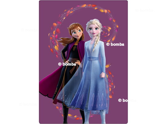 Kocyk dziecięcy Frozen II Anna i Elsa