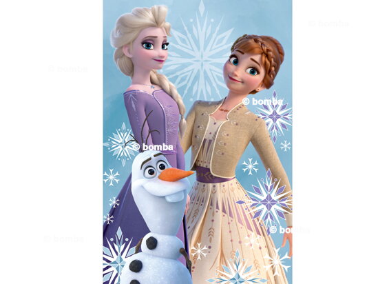 Kocyk dziecięcy Kraina Lodu Anna, Elsa i Olaf