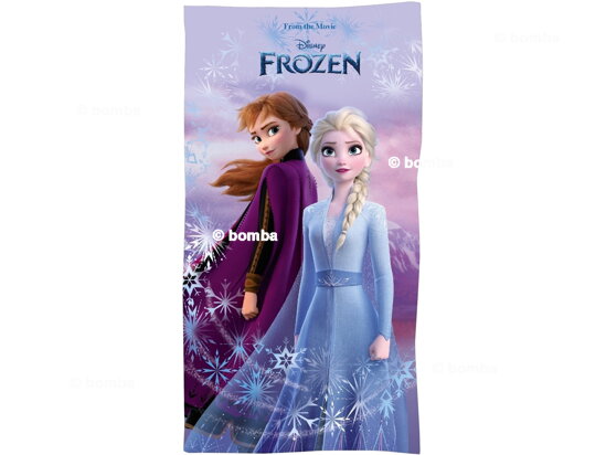 Ręcznik plażowy Kraina Lodu Anna i Elsa