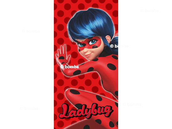 Dziecięcy ręcznik plażowy Miraculous Ladybug