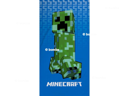 Niebieski ręcznik Minecraft